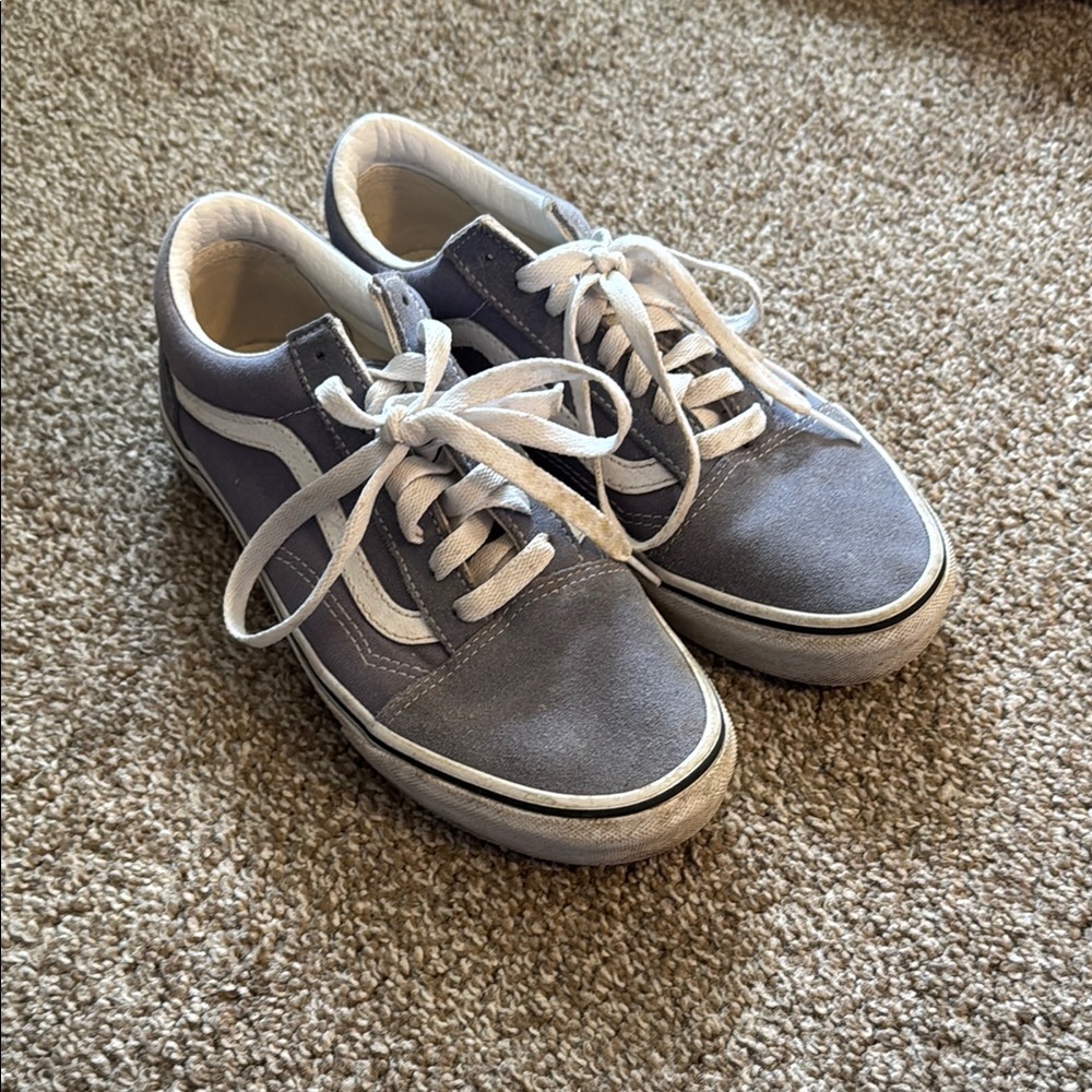Vans Unisex Purple-Gray Sneakers